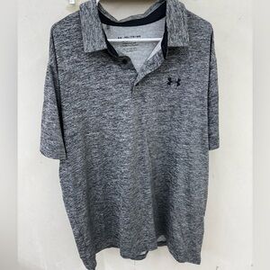 Under Armour playoff Men's Gray Polo Shirt size XXL